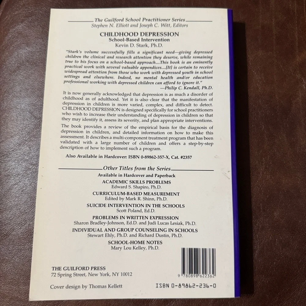 Childhood Depression School-Based Intervention